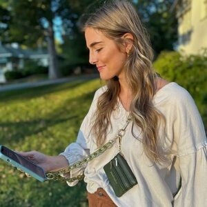 Ice Chain Crossbody Phone Holder & Wallet